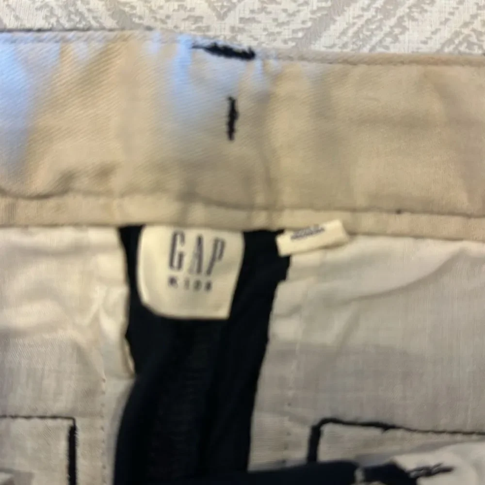GAP Boys Black Slim Straight Adjustable Waist Pants - Size 8 Slim